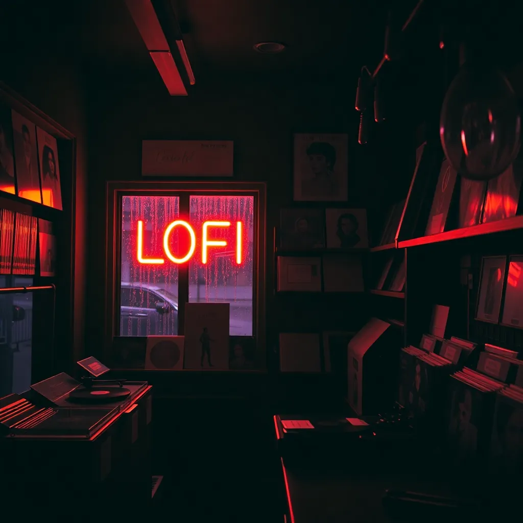 Lo-fi 레코드샵 인스타/앨범커버